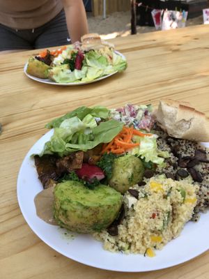   at Vegan Surf Camp in Moliets