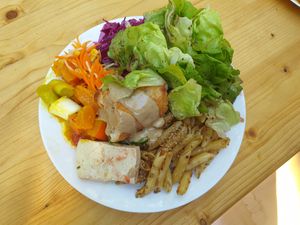 best food from the vegan surf camp at Vegan Surf Camp in Moliets