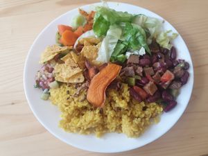 best food from the vegan surf camp at Vegan Surf Camp in Moliets