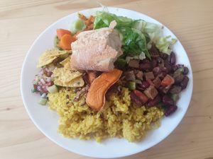 best food from the vegan surf camp at Vegan Surf Camp in Moliets