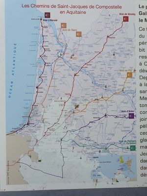 Bicycle routes 😊 at Vegan Surf Camp in Moliets