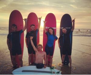 Surf Lesson at Vegan Surf Camp in Moliets