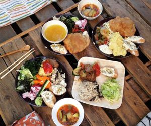 Vegan organic at Vegan Surf Camp in Moliets