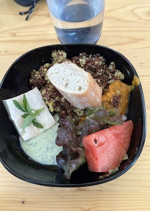   at Vegan Surf Camp in Moliets