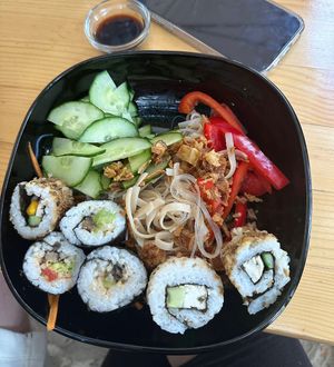   at Vegan Surf Camp in Moliets