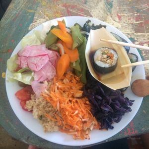 sushi special  at Vegan Surf Camp in Moliets