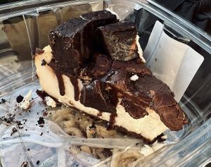 Some type of brownie cheesecake. 10000/10  at Cafe 67 in Newark