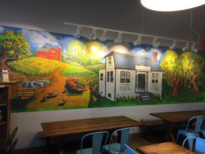 Mural at Cafe 67 in Newark