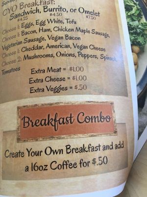 Menu at Cafe 67 in Newark