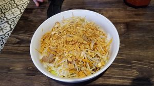 I took a photo of the beef one but the vegan one also pretty looks same without beef. at Noodle & Roll in Hanoi