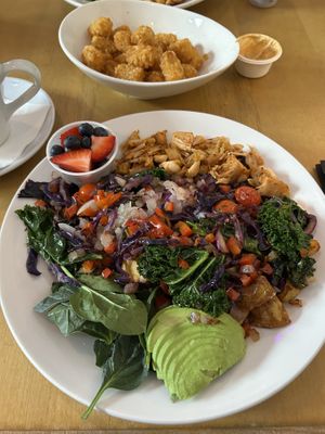 Vegan Great Start with Vegan tots   at Taproot Lounge & Cafe in Salem