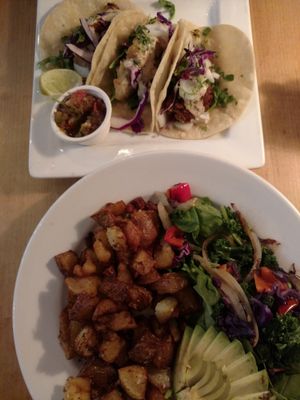Tacos and Great Start Breakfast at Taproot Lounge & Cafe in Salem
