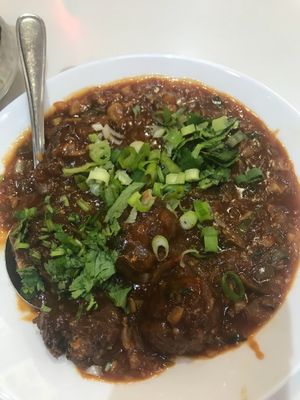 Vegetable Manchurian  at Kings in Mount Gravatt