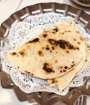 Garlic naan  at Kings in Mount Gravatt