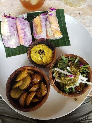 Namaste plate at Pachamama Organic in 