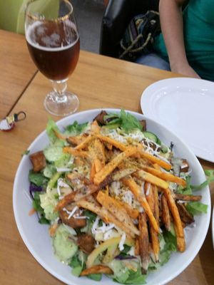 fattoush salad at Greg Cafe in Eilat