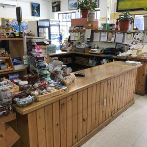 Checkout at John Edwards Whole Foods & Wine Cellar Art Gallery in Ellsworth