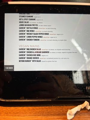 Nothing is vegetarian!! It’s fried with chicken strips fish cheese   at Yard House in Indianapolis