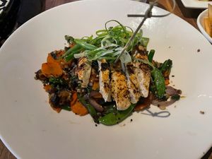 Grilled Gardein chicken bowl  at Yard House in Indianapolis