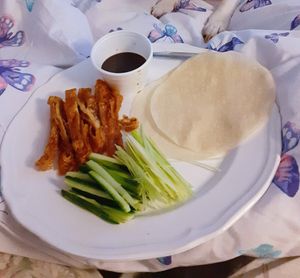 Vegan duck pancakes at Red Dragon Chinese Fusion in South Shields