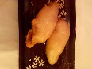 Banana fritter with golden syrup at Red Dragon Chinese Fusion in South Shields