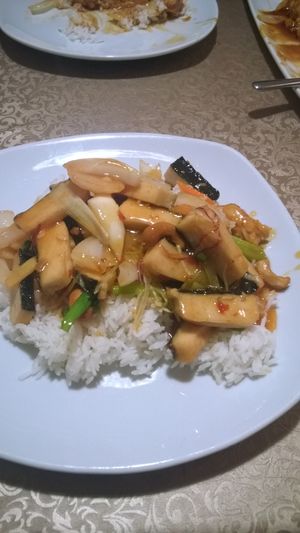 Kung Po mock cod fillet at Red Dragon Chinese Fusion in South Shields