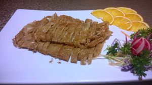 Vegan crispy duck at Red Dragon Chinese Fusion in South Shields