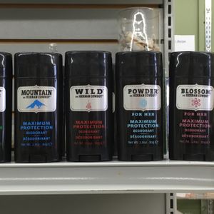 Best Vegan deodorant on the market. Male and female  at DTC Natural Store in Barrington