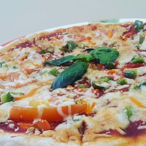 Pizza Marguerita  at Veggies Pizza in Alajuela