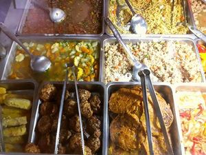 Buffet lunch at 3 1/2 Cafe y Te in David