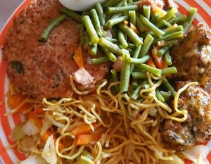 just take from the buffet whatever you like at 3 1/2 Cafe y Te in David