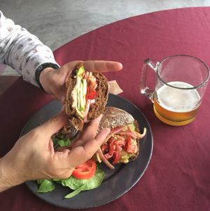 Chapata at Coco y Chia in Mexico City