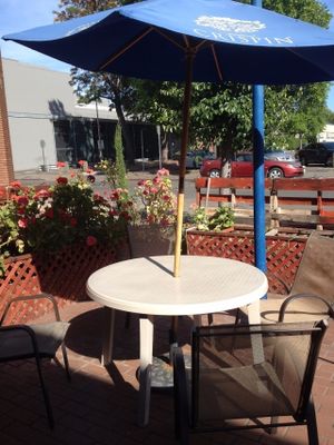 Patio at Kafal Restaurant in Santa Rosa