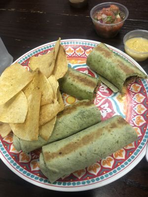 Taquitos   at Splurge Juice Bar and Cafe in Hialeah