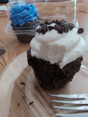 Vegan cupcakes! at Mason Dixon Bakery & Bistro in Huntsville