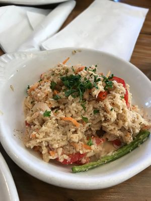 Jicama slaw was on point!  at Mason Dixon Bakery & Bistro in Huntsville