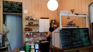 inside 1 at St Ann's Well Cafe in Malvern