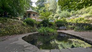  at St Ann's Well Cafe in Malvern