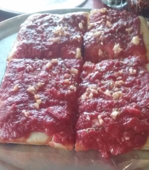 The Marinara (labelled vegan).  at Via 313 - Guadalupe in Austin