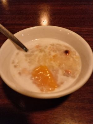 Delicious curry pho soup at Rou Vegetarian in Berlin