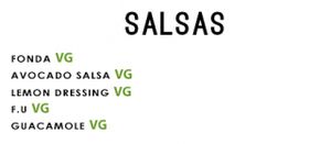 salsas at Fonda in Hawthorn