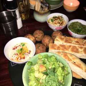 Falafel plate. at Taboon in Koh Phangan