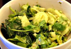 Green salad. So good sesame dressing.  at Taboon in Koh Phangan