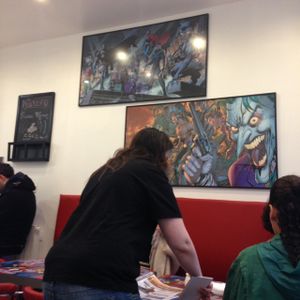 interior at Vegan Hero in Paris