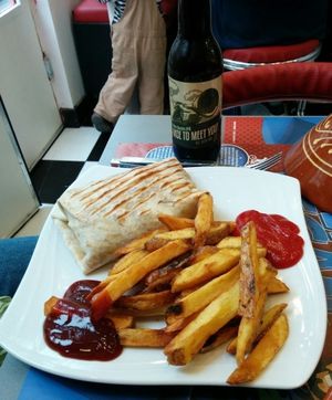 Kebab at Vegan Hero in Paris