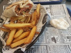 kebab at Vegan Hero in Paris