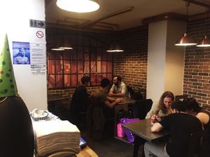 Inside at Vegan Hero in Paris