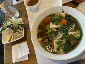 Vegetarian (vegan) pho  at PhoEver in Sunnyvale