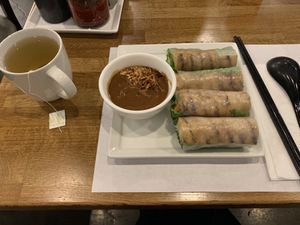 Tofu spring rolls at PhoEver in Sunnyvale