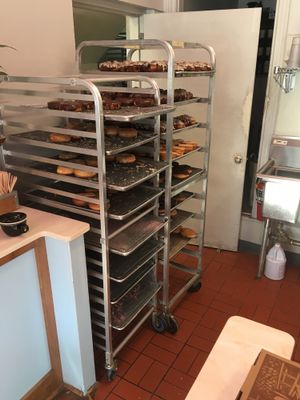 Stacks of goodies at Dottie's Donuts - Springfield Ave in Philadelphia
